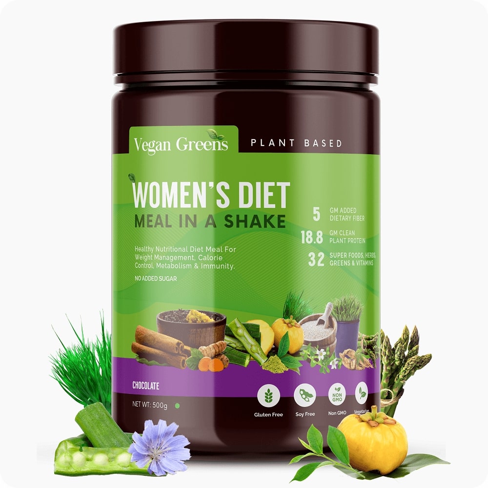 Women Diet All in One Meal in a Shake With Ayurvedic Herbs- Healthy Meal Replacement Shake For Weight Management, Calorie Control Metabolism & Immunity